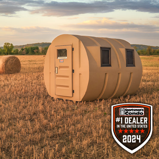 Sportsman's Condo Bale Condo 79 in. x 72 in. Deer Hunting Blind