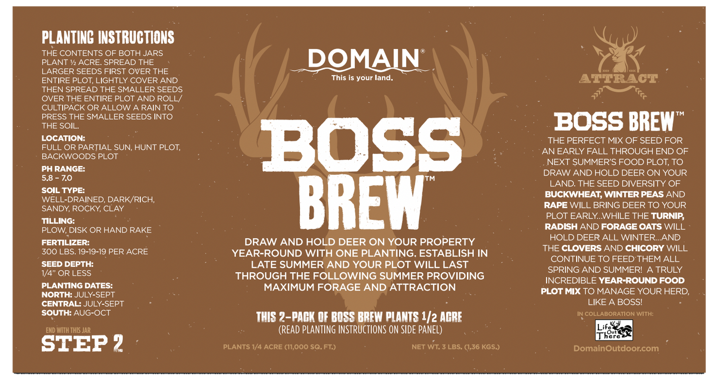 Boss Brew™ Food Plot Seed