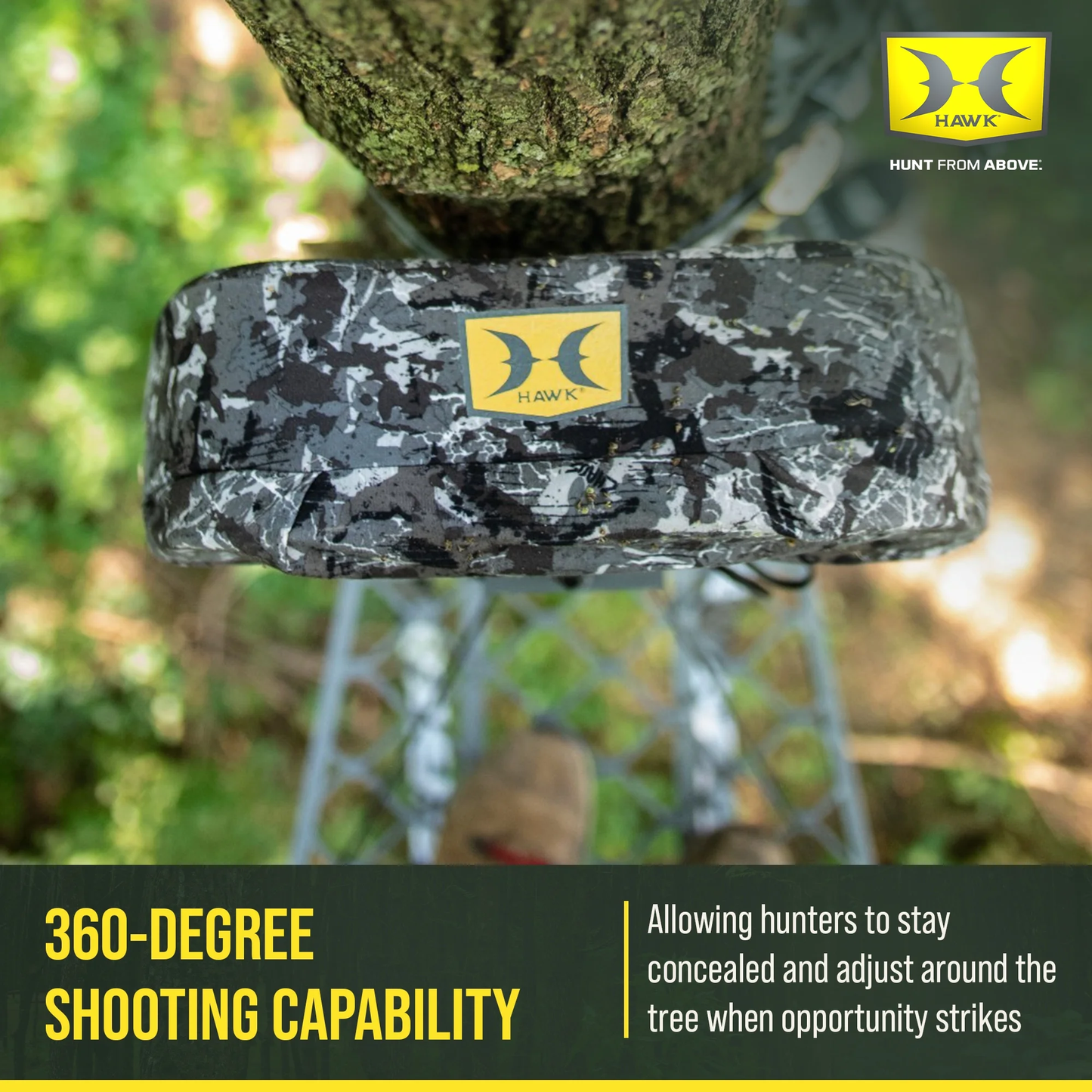 Hawk Helium Ultra Lite Hang-On Treestand - 11lbs