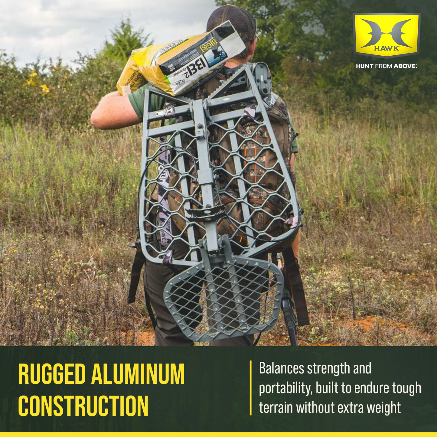 Hawk Helium Ultra Lite Hang-On Treestand - 11lbs