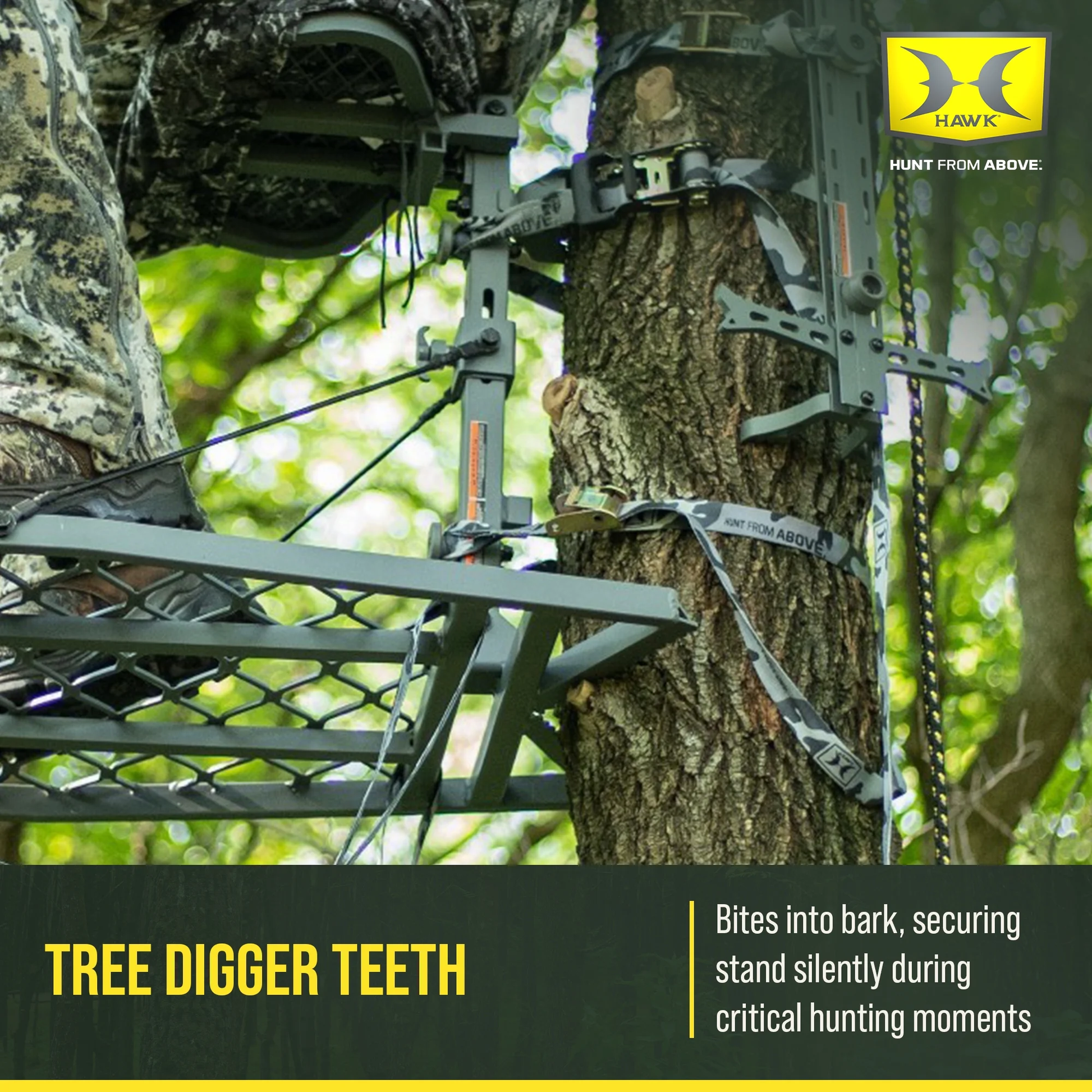 Hawk Helium Ultra Lite Hang-On Treestand - 11lbs