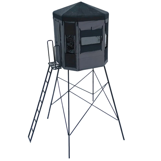 Greylight Twilight 6x6 Hunting Blind 6' Tower with 4' Extension