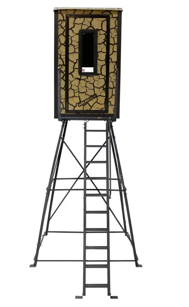 Muddy Gunner 4'x4' Insulated Steel Box Blind - FREE PREMIUM CHAIR