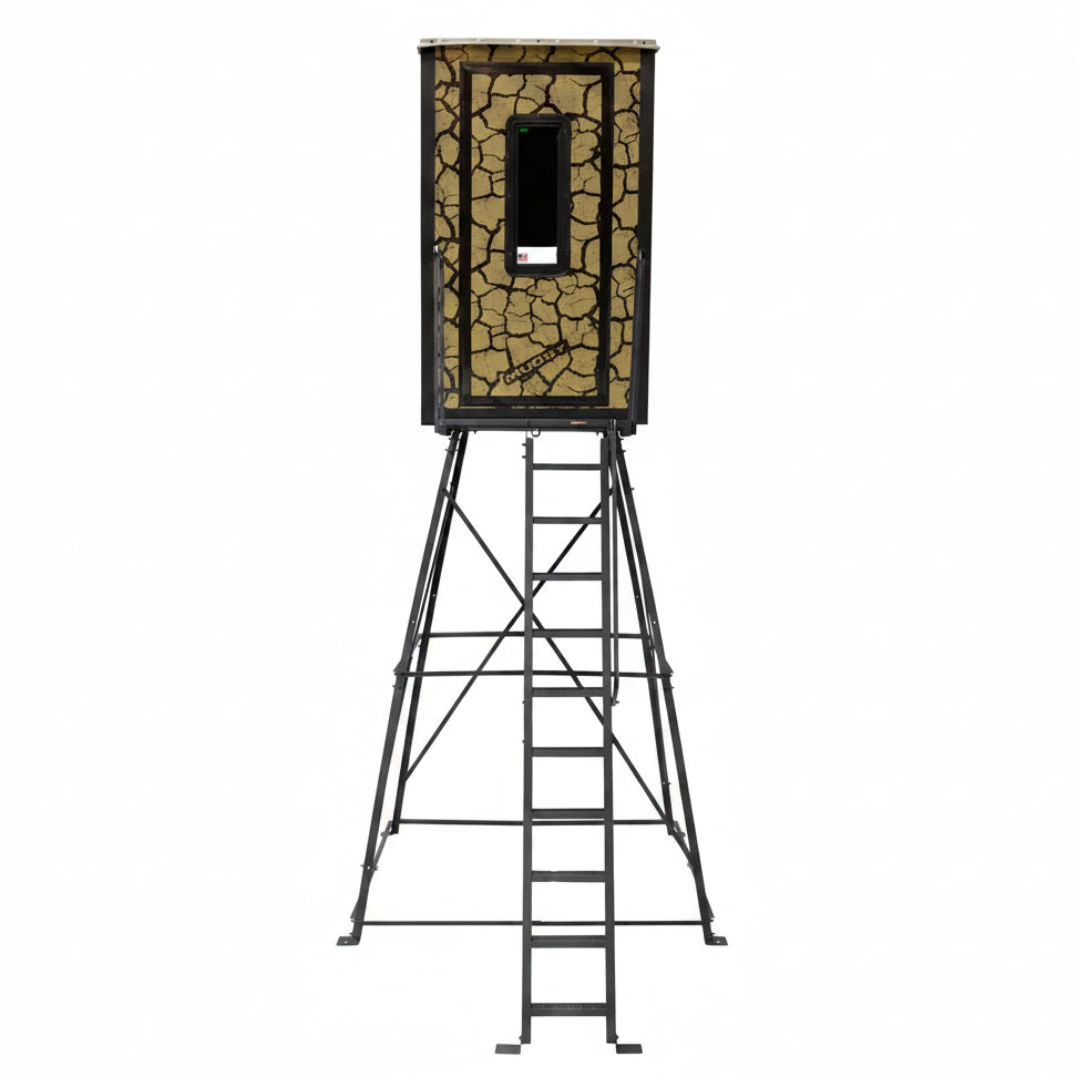 Muddy Gunner 4' x 4' Insulated Steel Box Blind - FREE CHAIR!