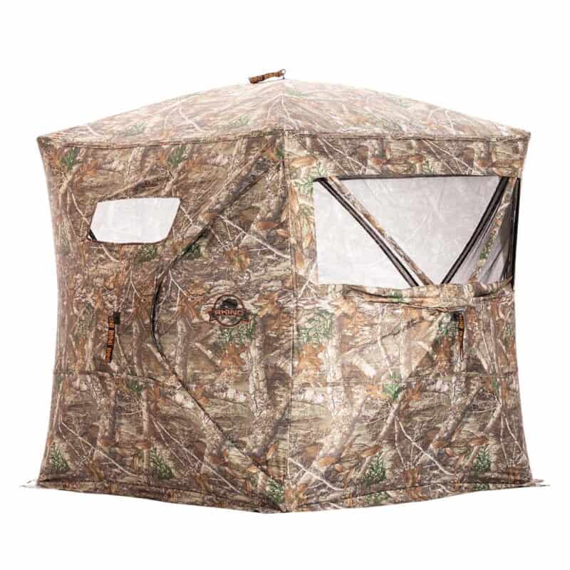 Rhino 180 Ground Blind with Realtree Edge Camo - Open