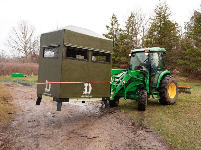 Dillon Manufacturing 4'x6' Classic Deer Blind With Door on 6' Side