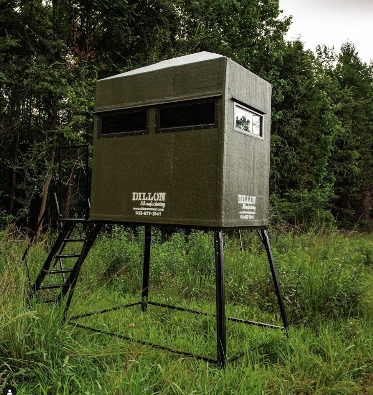 Dillon Manufacturing 4'x6' Classic Deer Blind With Door on 6' Side