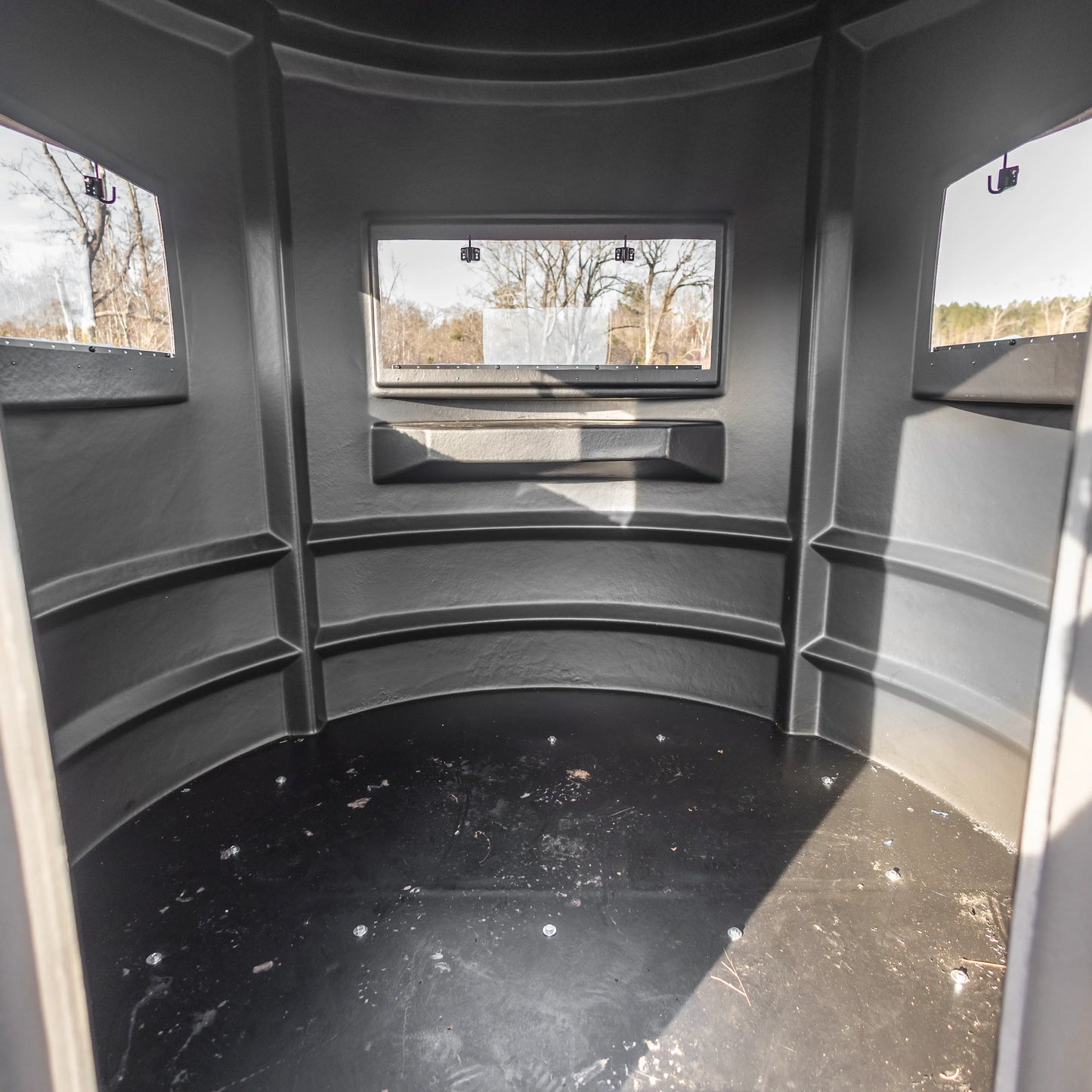 Sportsman's Condo Crossbow Condo 72 in. diameter Deer Blind: Black, Loaded