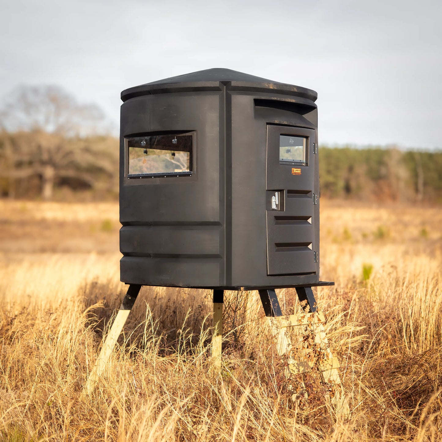 Sportsman's Condo Crossbow Condo 72 in. diameter Deer Blind: Black, Loaded