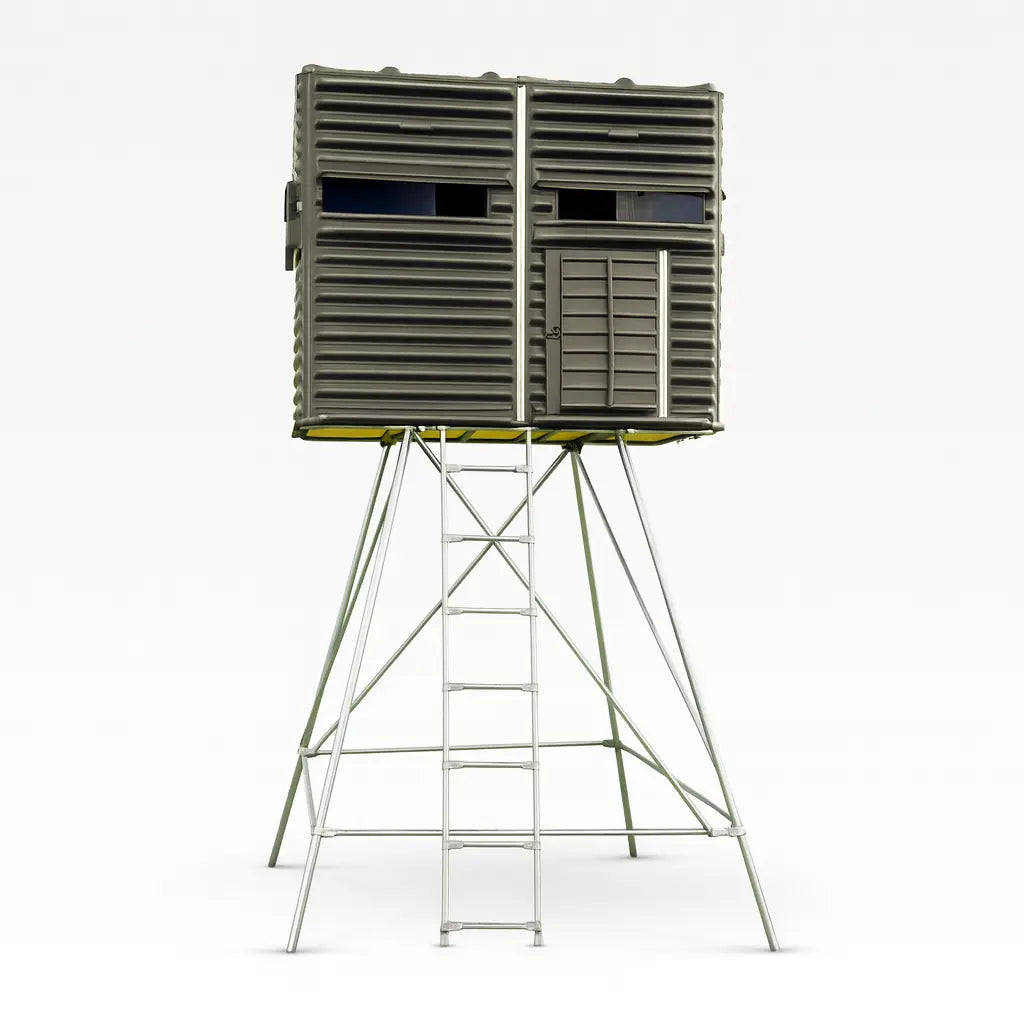 The Blynd 4'x8' Hunting Blind - Olive Drab Green with Full Door