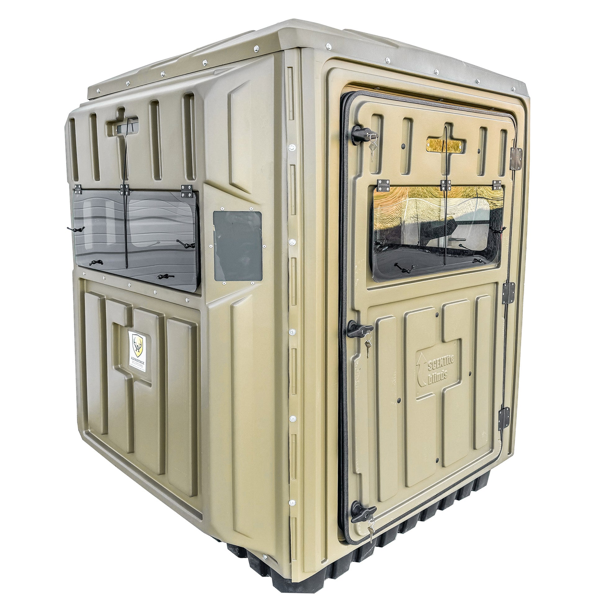 Advantage Hunting - 5'x5' Hunting Blind w/ 10' Steel Tower Included