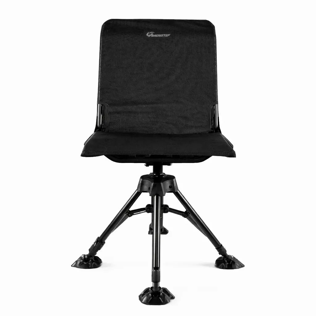 Ameristep Silent Swivel 360 hunting blind chair product view showing quiet swivel mechanism