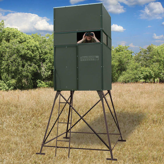 Texas Hunter Trophy Deer Blind Single 4' x 4' with 4 Foot Tower