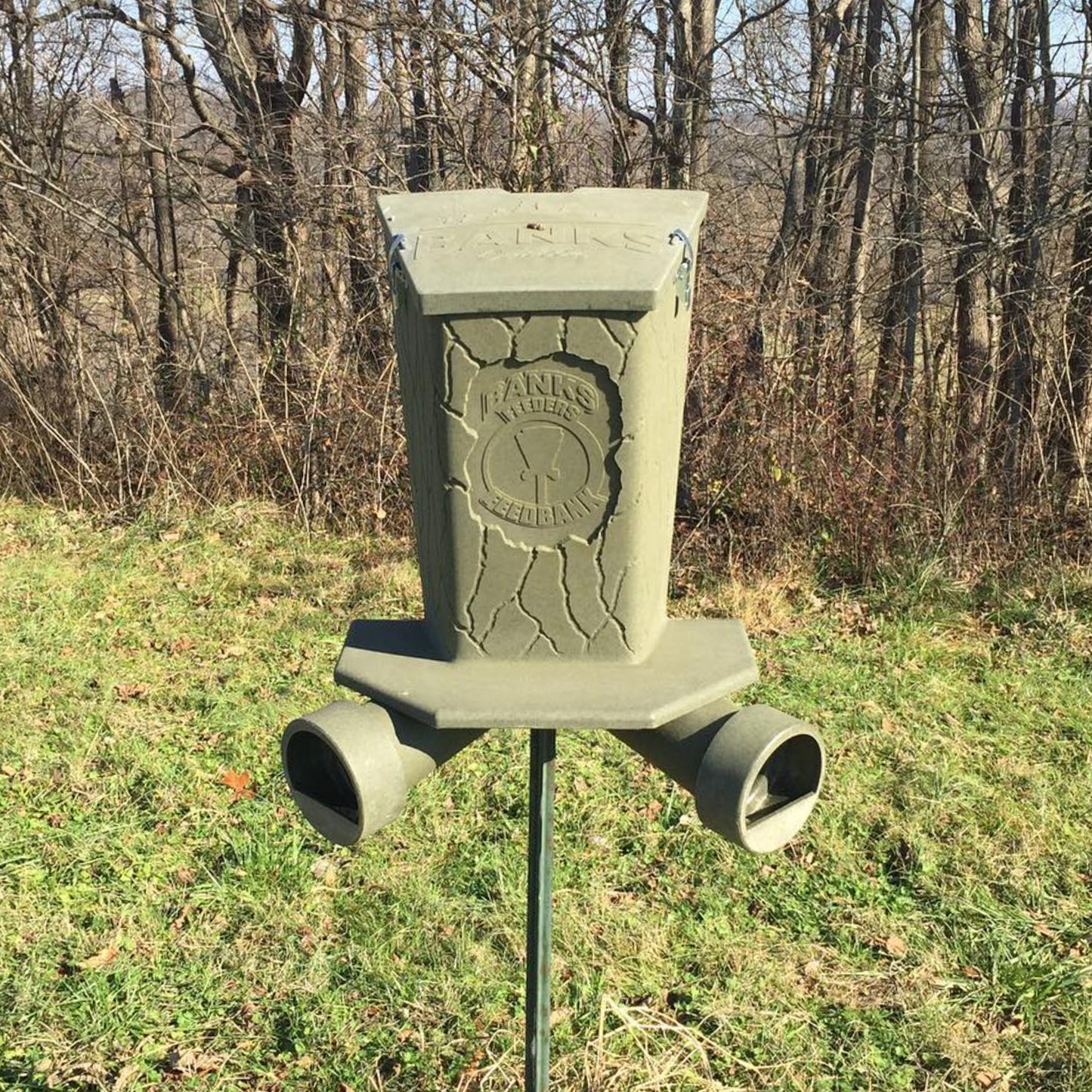 Banks Outdoors Feedbank 40 Lbs Capacity Deer Feeder