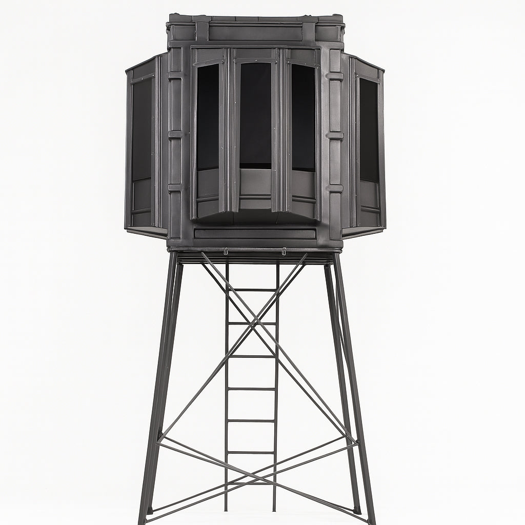 Hughes The Intimidator 4' x 4' Hunting Blind - Fully Loaded Edition