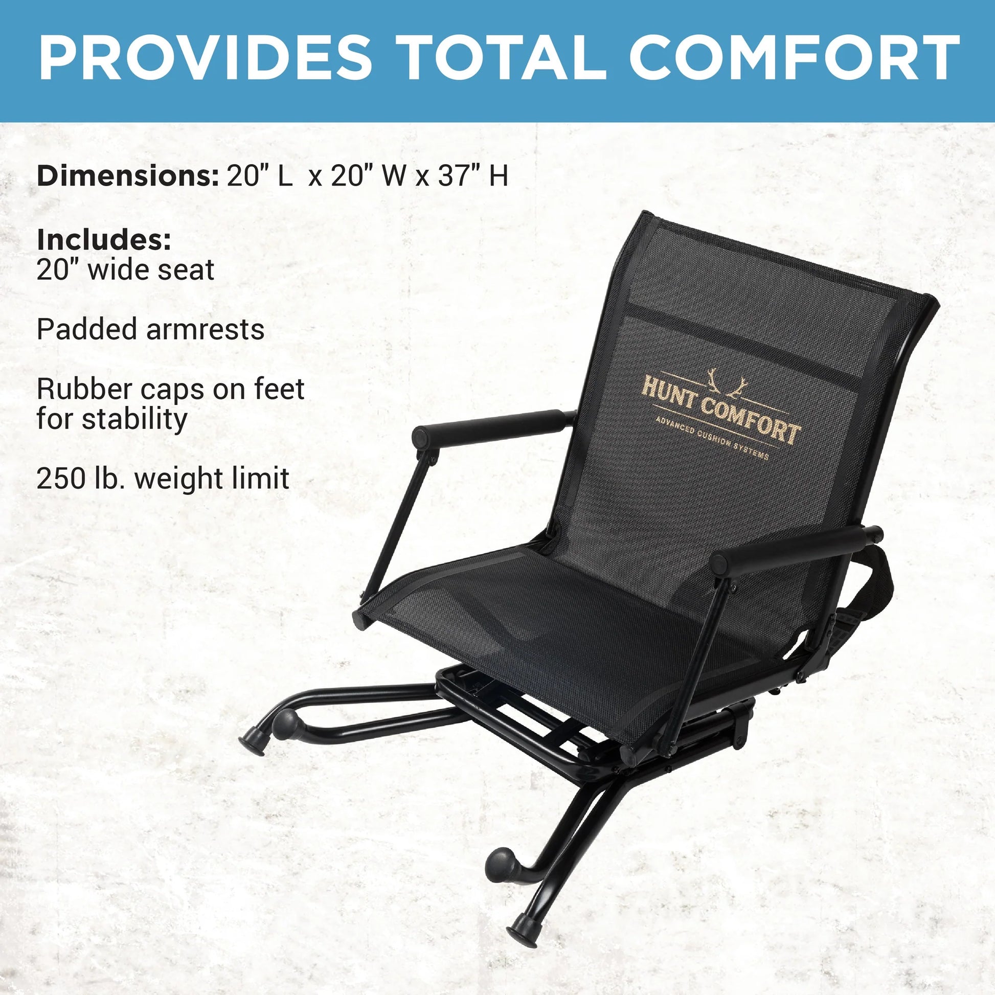 Hunt Comfort® Mesh Lite Hunting Chair