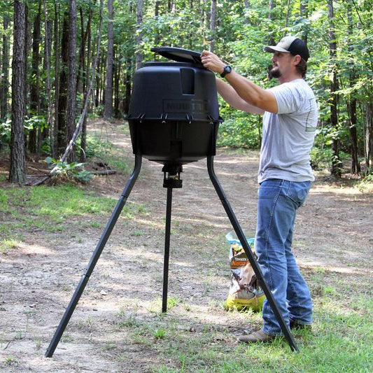 Moultrie Deer Feeder Standard 30 Gallon/200 LB Capacity Tripod