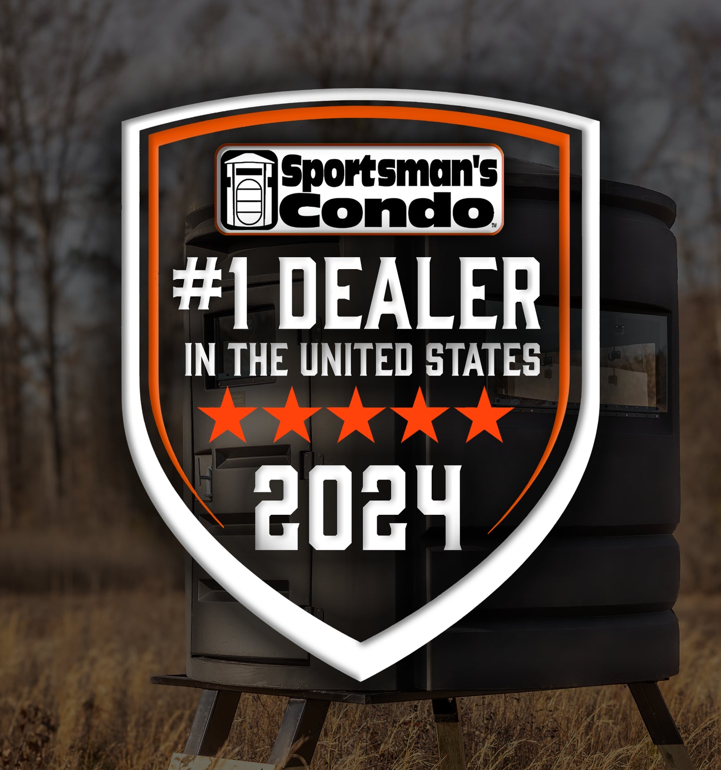 Sportsman's Condo SC4 72 in. diameter Deer Blind: Black, Loaded