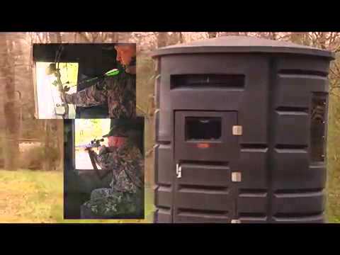 Sportsman's Condo Bow Condo 72 in. diameter Deer Stand: Black, Loaded