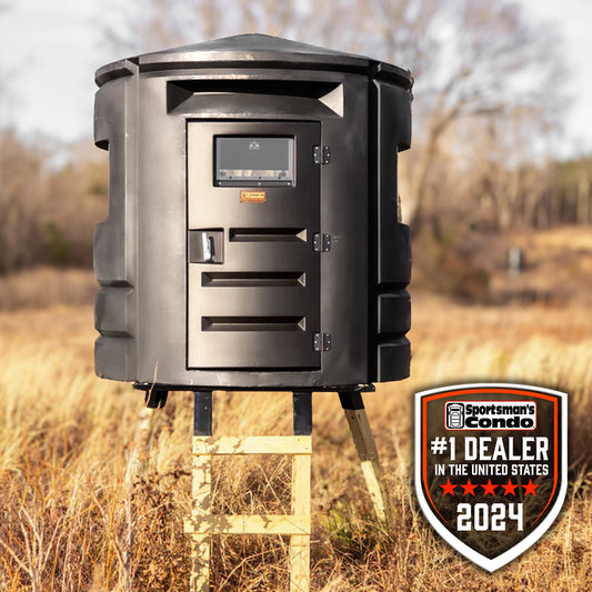 Sportsman's Condo SC4 72 in. diameter Deer Blind: Black, Loaded
