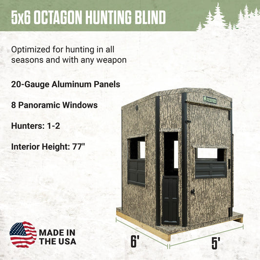 Shadow Hunter Marksman 5x6 Insulated Deer Hunting Blind