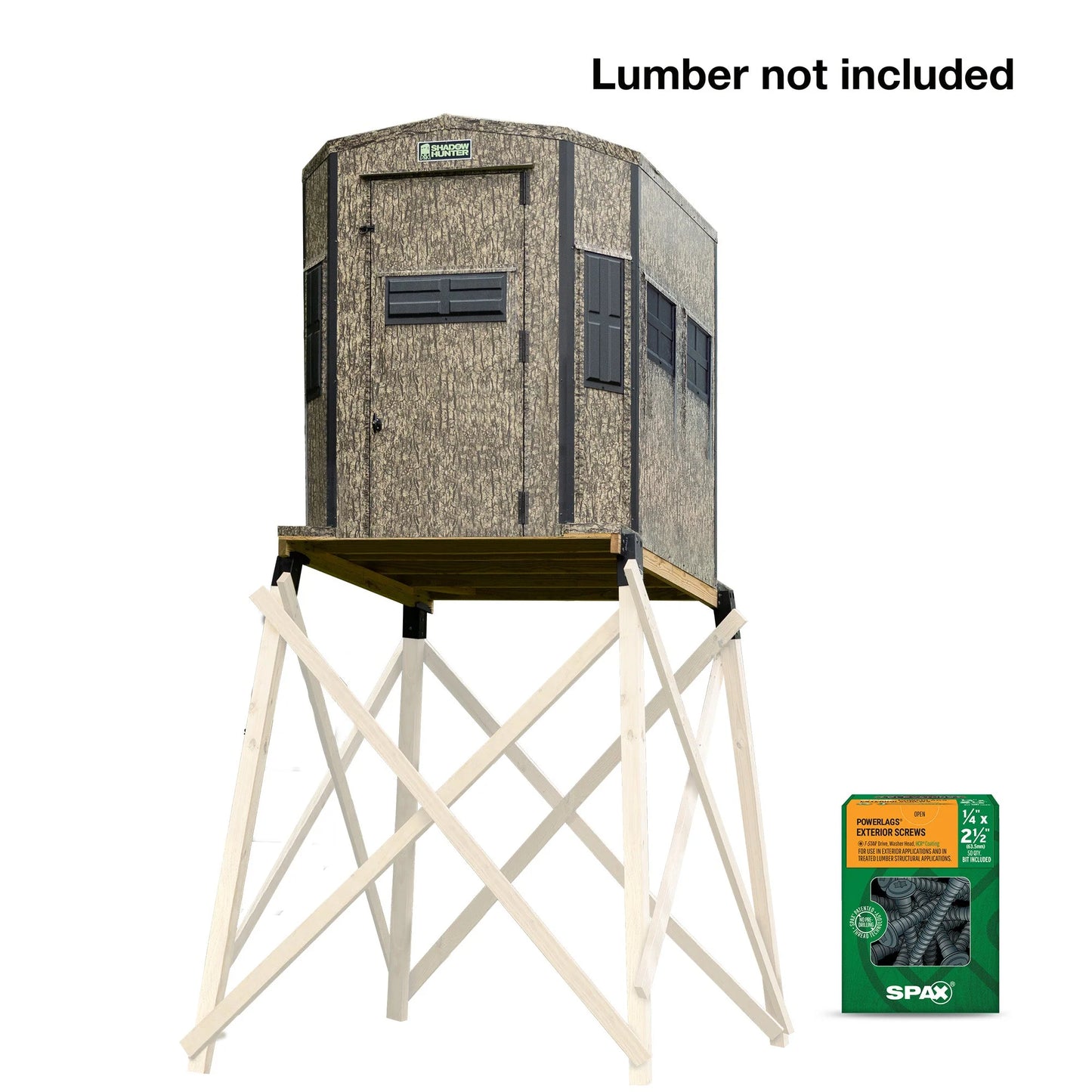 Shadow Hunter Marksman 6' x 6' Insulated Deer Hunting Blind