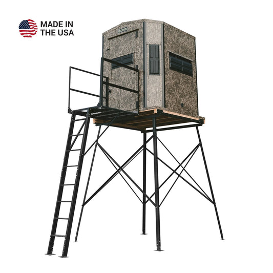 Shadow Hunter 8' Premium Ladder & Tower Platform - Made in the USA!