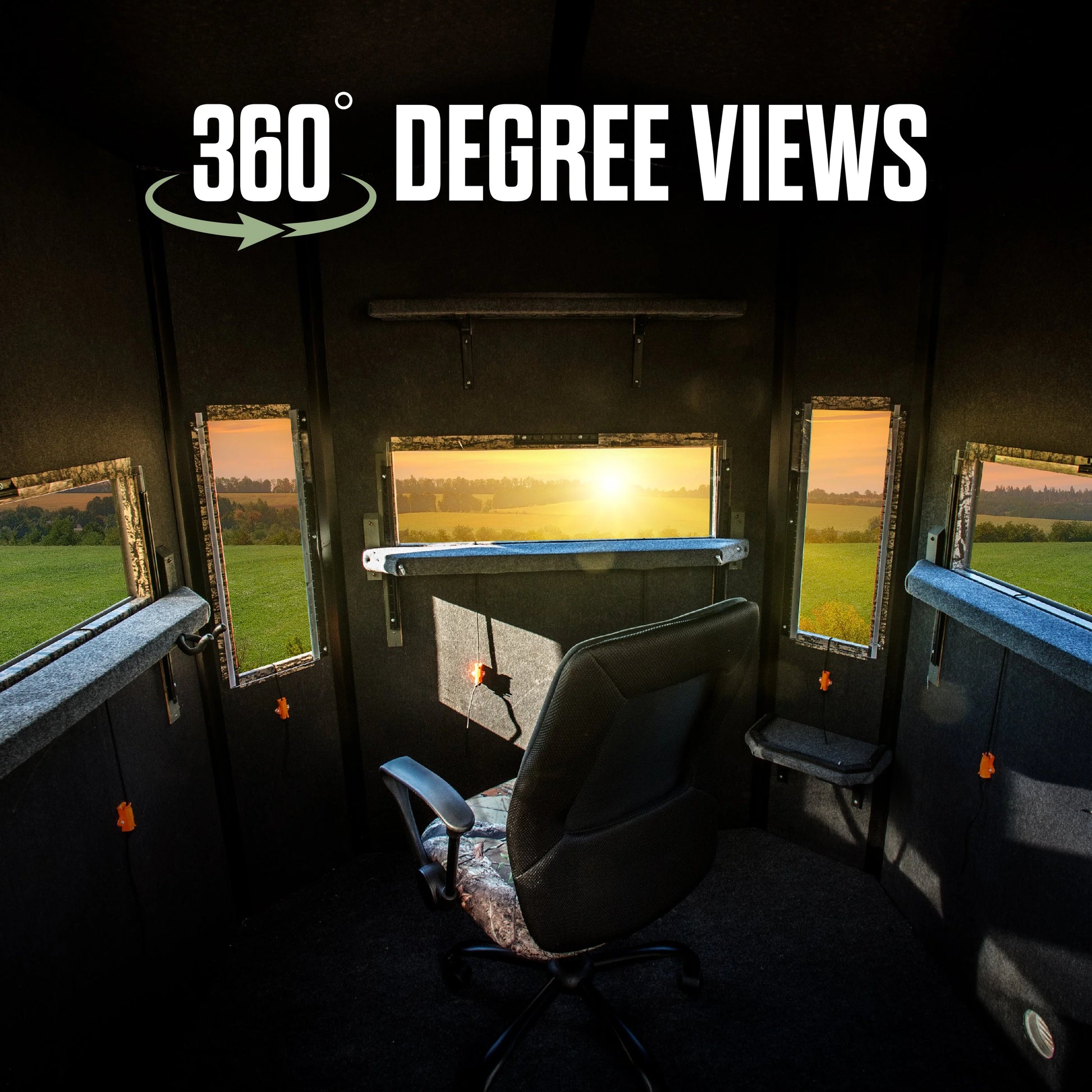 Shadow Hunter Marksman 6' x 6' Insulated Deer Hunting Blind