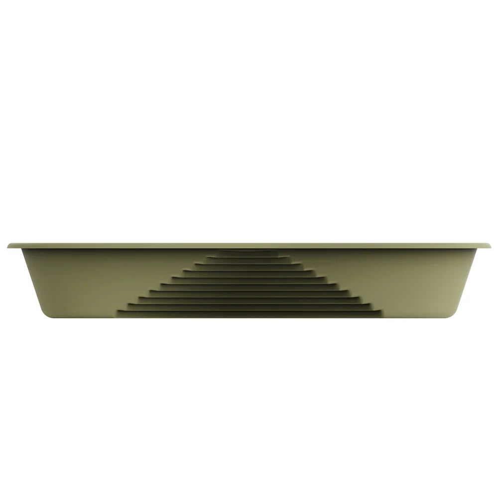 Titan Hunting Blinds Deer Pond 100 Gallon, side profile view showing low-rise design and animal ramp