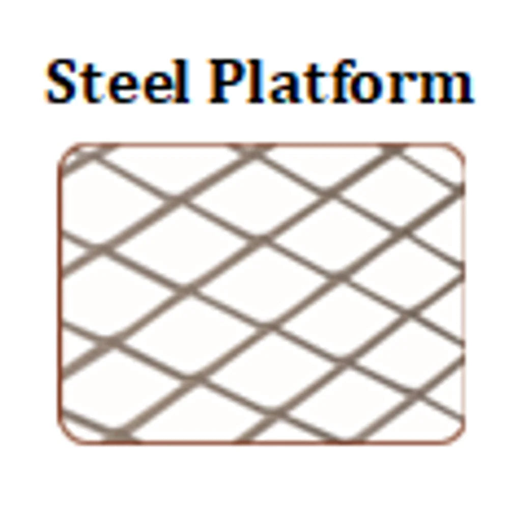 Trophy Treestands Freedom steel platform mesh feature graphic close-up