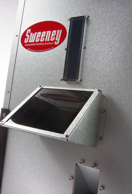 Sweeney Feeders Directional Fish Feeder - 125 lb. Capacity - Silver - Dock Legs