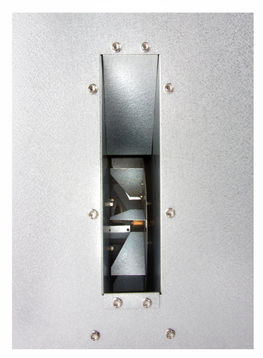 Sweeney Feeders Directional Fish Feeder - 425 lb. Capacity - Silver - Angled Legs