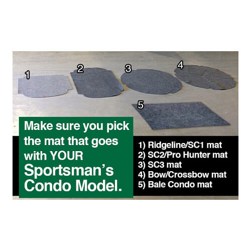 Large Mat for the SC3, SC4, Bale, Bow and Crossbow blinds by
