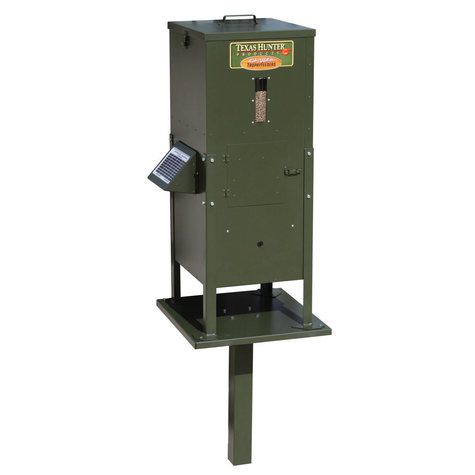 PS1: Texas Hunter Pedestal Mount for 70 lb. Directional Feeder with dock legs