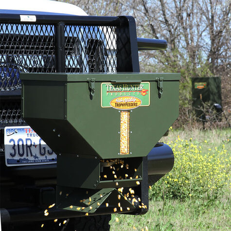 RF50: Texas Hunter 50 lb. Road Deer Corn Feeder with Wireless Remote Control
