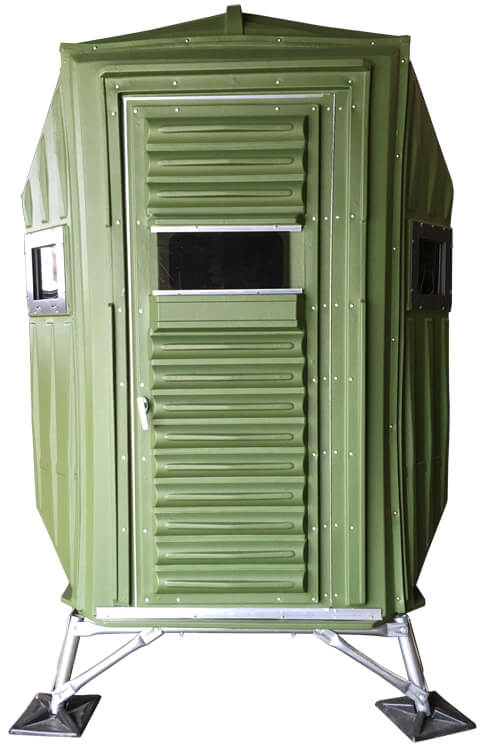 The Blynd Single 4x4 Green Bow Blynd with Full Door. No Tower.