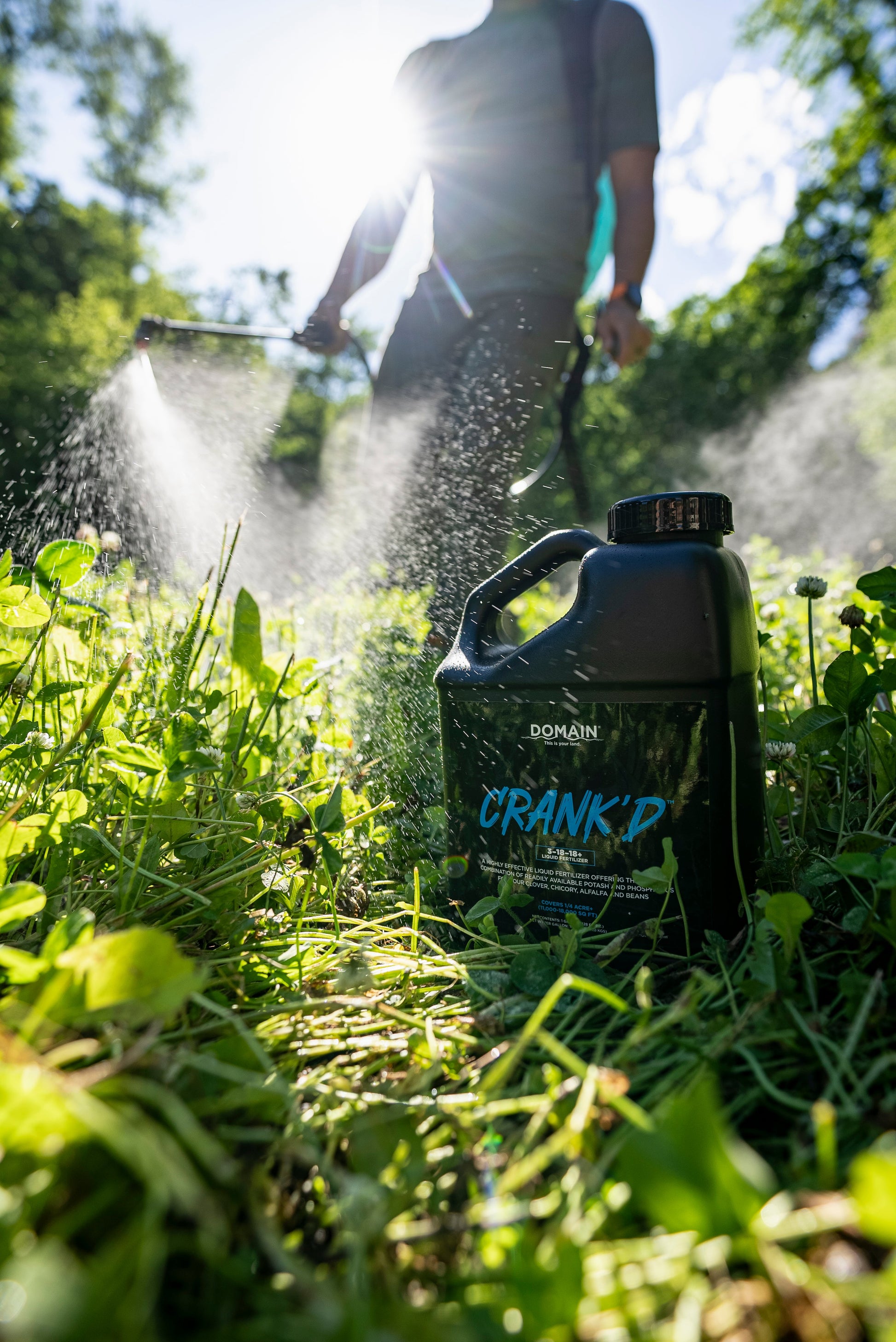 Doman Outdoor Crank'd™ 3-18-18+ Food Plot Liquid
