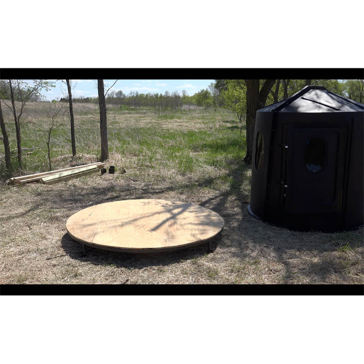 Nex-Level Round Floor Base for a Ground Blind fits Booner and Maverick Blinds