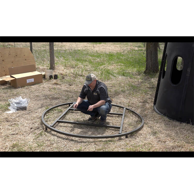 Nex-Level Round Floor Base for a Ground Blind fits Booner and Maverick Blinds