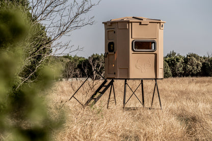 Titan Hunting Blinds - Pro Bow & Rifle Combo Blind w/ 8ft Tower and FREE Chair