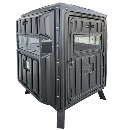 Advantage Hunting - Whitetail 2 Person Hunting Blind - QuadPod Tower Kit Included