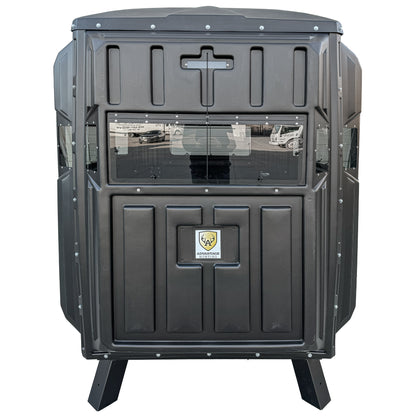 Advantage Hunting - Whitetail 2 Person Hunting Blind - QuadPod Tower Kit Included