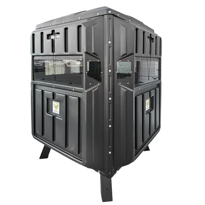 Advantage Hunting - Whitetail 2 Person Hunting Blind - QuadPod Tower Kit Included