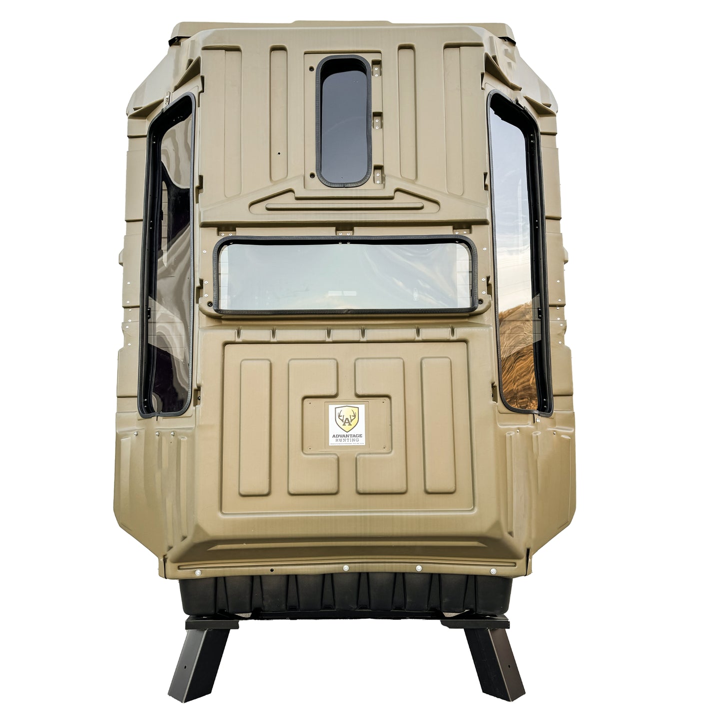 Advantage Hunting - Dual Threat Gun/Bow Combo Blind W/ QuadPod Tower Kit