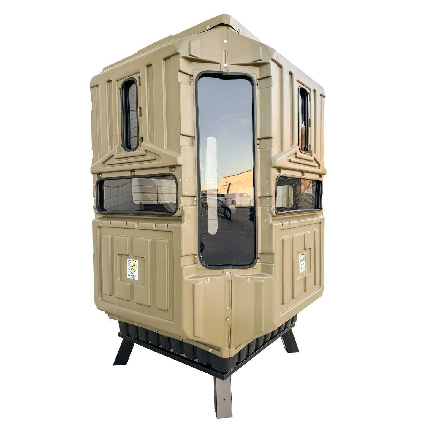 Advantage Hunting - Dual Threat Gun/Bow Combo Blind W/ QuadPod Tower Kit