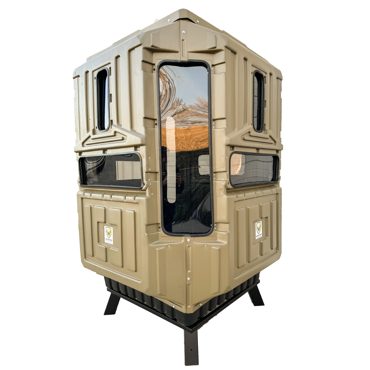 Advantage Hunting - Dual Threat Gun/Bow Combo Blind W/ QuadPod Tower Kit