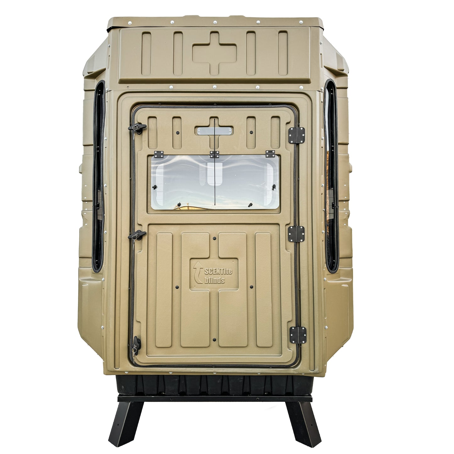 Advantage Hunting - Dual Threat Gun/Bow Combo Blind W/ QuadPod Tower Kit