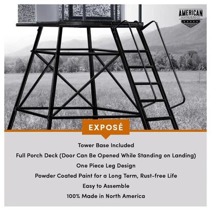 American Hunting Blinds Co. - The Chalet - 6.5' x 6.5' Insulated Hunting Blind