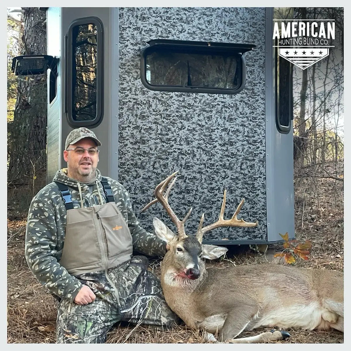American Hunting Blinds Co. - The Chalet - 6.5' x 6.5' Insulated Hunting Blind