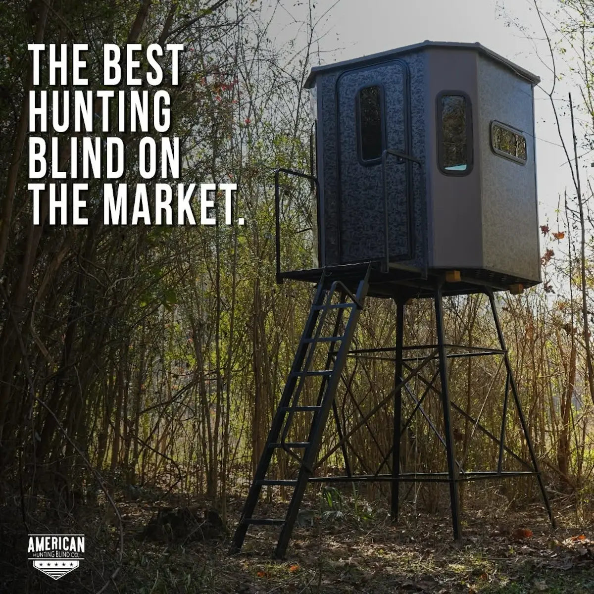 American Hunting Blinds Co. - The Chalet - 6.5' x 6.5' Insulated Hunting Blind